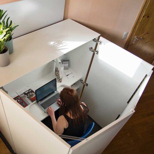 Ausschwenk-Segment CLEVER für HomeBox Privatshäre - Homeoffice auf Mass