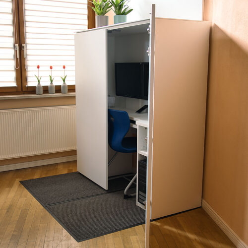 HomeBox - Home-Office im Schrank - Intelligent zu Hause arbeiten