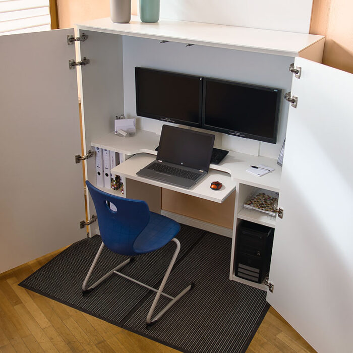 HomeBox - Home-Office im Schrank - Platz für Ihre Büroausstattung