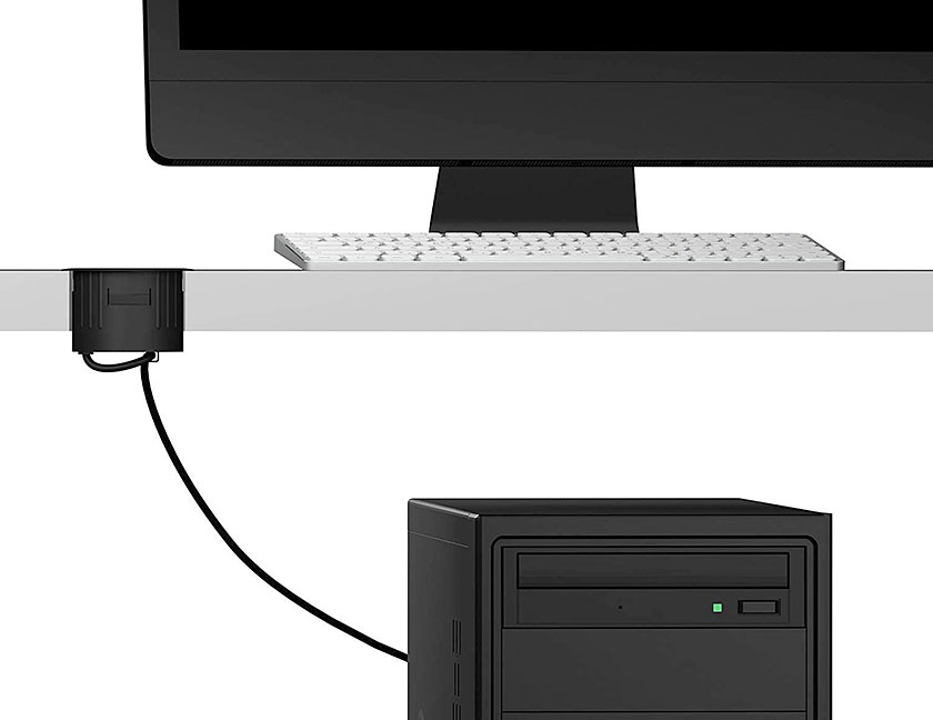 USB 3.0 Tisch-Hub, IB-Hub1403 für Homebox - Homeoffice auf Mass